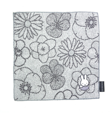 ミッフィー miffy  (グレー) ガーデンサテンシリーズ