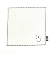 ミッフィー miffy ガーゼギンガムハンカチ (グレー) ベビー