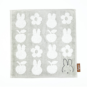 ミッフィー miffy シルエットハンカチ (グレー)