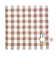 ミッフィー miffy ガーゼギンガムハンカチ (ブラウン) ストロベリー＆チョコレート ベビー