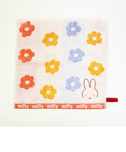 ミッフィー miffy ハンカチ (ポップ柄) フラワーポップシリーズ