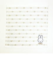 ミッフィー miffy きらきら ミニタオル (ゴールド) ハンカチ