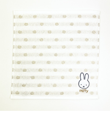 ミッフィー miffy きらきら ミニタオル (ゴールド) ハンカチ