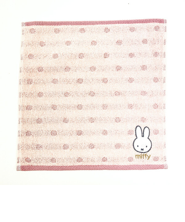 ミッフィー miffy きらきら ミニタオル (ピンク) ハンカチ