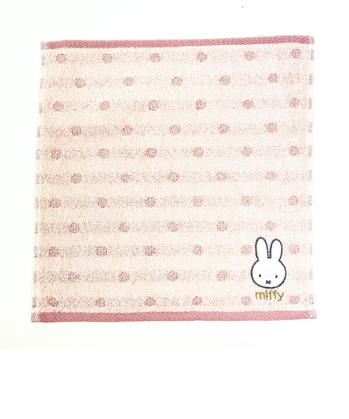 ミッフィー miffy きらきら ミニタオル (ピンク) ハンカチ