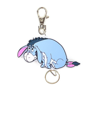 ディズニー イーヨー ラバーリール キーホルダー Disney