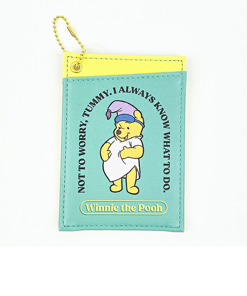 ディズニー くまのプーさん 両面パスケース(B柄) 定期入れ 日本製 Disney