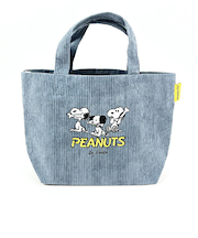 スヌーピー 75th ミニトート ブルー バッグ ランチバッグ デイユーズ 75周年 SNOOPY
