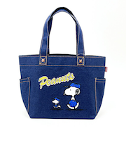 スヌーピー EDWIN ベースボール ミニトート バッグ ランチバッグ デイユーズ SNOOPY