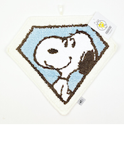 スヌーピー ダイヤモンド アクセントマット ブルー PEANUTS 75th SNOOPY