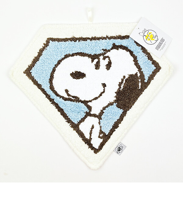スヌーピー ダイヤモンド アクセントマット ブルー PEANUTS 75th SNOOPY