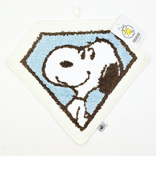 スヌーピー ダイヤモンド アクセントマット ブルー PEANUTS 75th SNOOPY