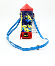 ディズニー トイストーリー ファンロケット ボトルポシェット 水筒 ペットボトルカバー ブルー