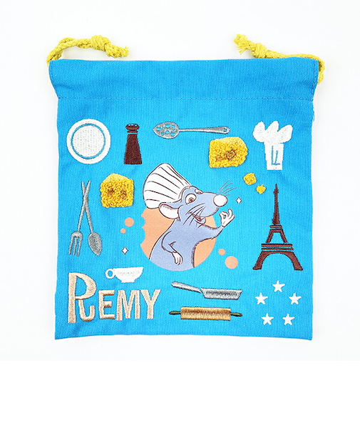 ディズニー レミーのおいしいレストラン クッキングタイム 巾着 ブルー Disney