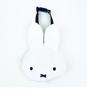ミッフィー miffy フェイス型バッグチャーム(アイボリー) ポーチ ぬい活