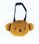 ミッフィー miffy ボリス フェイス型バッグチャーム(ブラウン) ポーチ ぬい活