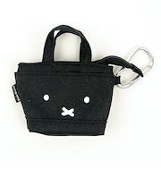 ミッフィー miffy ミニトートキーケース(ブラック) ポーチ ぬい活
