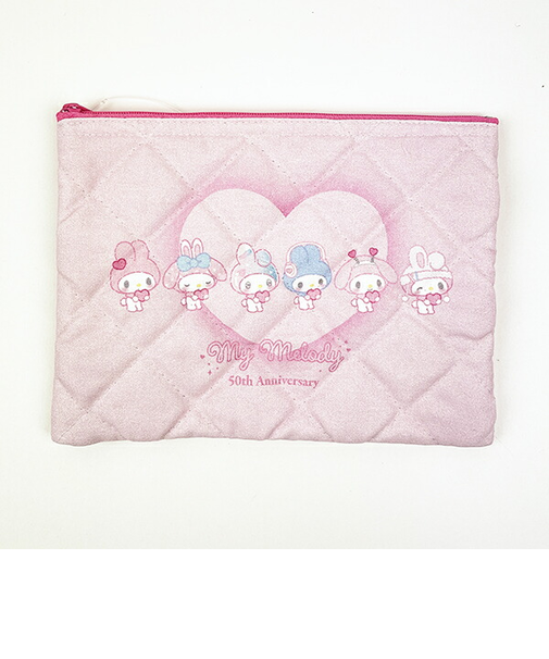 サンリオ マイメロディ 50th キルティングポーチ(集合) 日本製 Sanrio