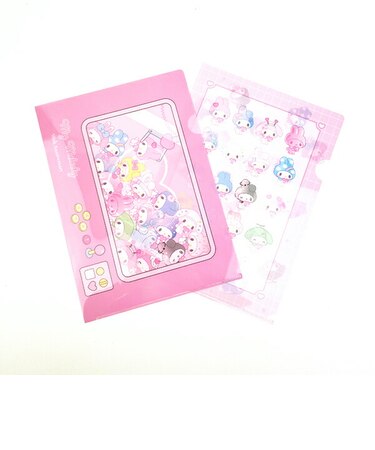 サンリオ マイメロディ 50th A4クリアファイル2枚セット 文具 キッズ 日本製 Sanrio