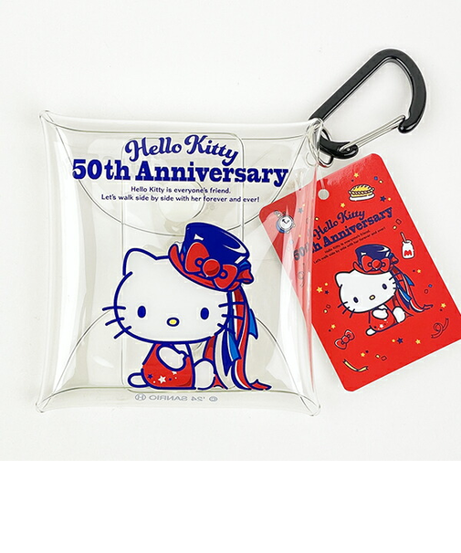 サンリオ ハローキティ 50th クリアマルチケースSS  (クリアー) 日本製 Sanrio