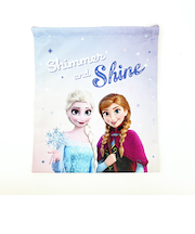 ディズニー プリンセス アナと雪の女王 巾着(中) ラベンダー ランチ スクール Disney