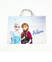 ディズニー プリンセス アナと雪の女王 キルトチャームバッグ ラベンダー トートバッグ スクール キッズ Disney