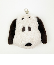 スヌーピー フェイスパスケース モカ 定期入れ 通勤通学 SNOOPY