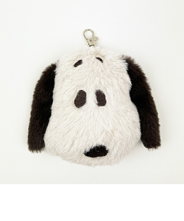 スヌーピー フェイスパスケース モカ 定期入れ 通勤通学 SNOOPY