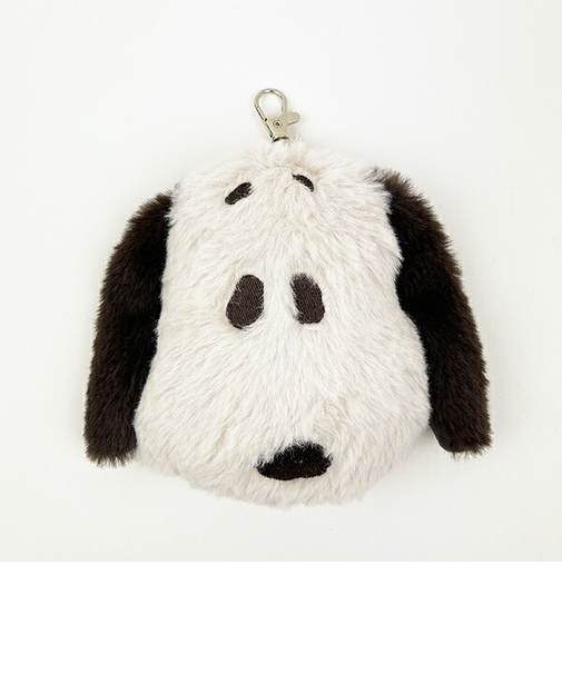 スヌーピー フェイスパスケース モカ 定期入れ 通勤通学 SNOOPY