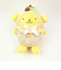 サンリオ ポムポムプリン パステルフルーツケープ ぬいぐるみ S インテリア イエロー