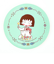 ちびまる子ちゃん 90's Chibi Maruko Chan 吸水タイルコースター (グリーン) キッチン 日本製