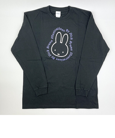 ミッフィー miffy ロンT(ミッフィー) ブラック アパレル Tシャツ