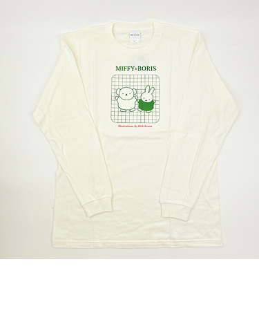 ミッフィー miffy ボリス ロンT(ふたり) アイボリー アパレル Tシャツ