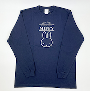 ミッフィー miffy ロンT(かお) ネイビー アパレル Tシャツ