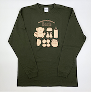 ミッフィー miffy ボリス ロンT(かいもの) アーミーグリーン アパレル Tシャツ
