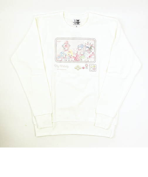 サンリオ マイメロディ 50th トレーナー(ホワイト) アパレル Sanrio