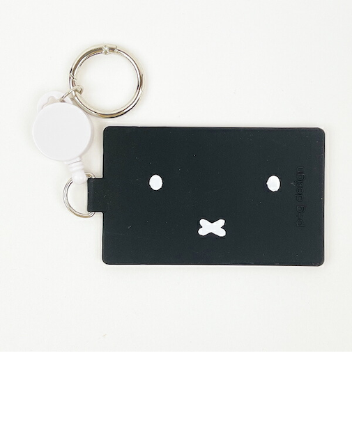 ミッフィー miffy KAI-SATSU (ブラック) パスケース 定期入れ