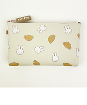 ミッフィー miffy NUU ポーチ (ベージュ)