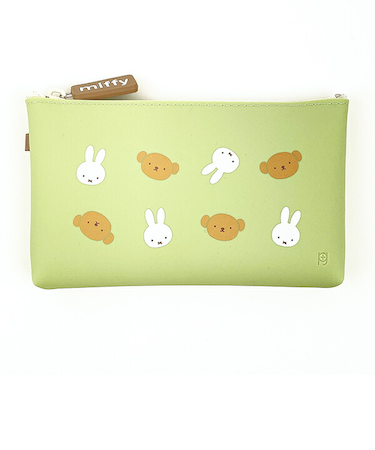 ミッフィー miffy NUU ポーチ  (グリーン)