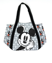 ディズニー ミッキーマウス バルーントートバッグ(グレー) Disney