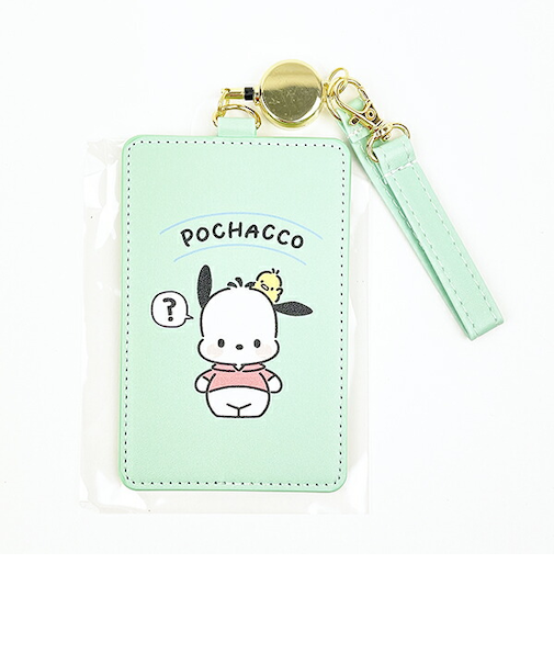 サンリオ ポチャッコ パスケース (グリーン) 定期入れ  Sanrio