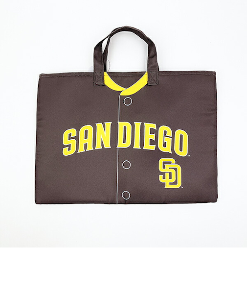 MLB(メジャーリーグ) パドレス レッスンバッグ(ユニフォーム柄) トートバッグ キッズ スクール 野球