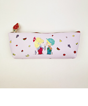 水森亜土 フルーツ ペンケース 文具 亜土ちゃん