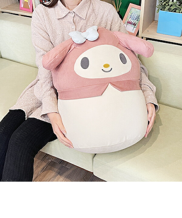サンリオ マイメロディ くつろぎマイメロ ビーズクッション 大きい