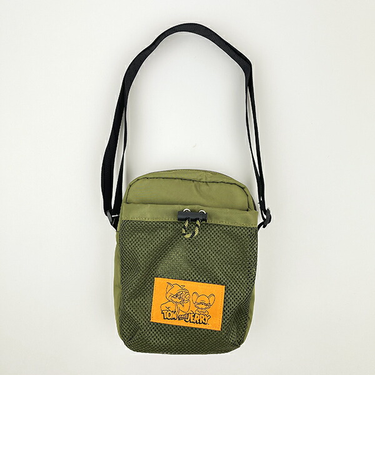 トムとジェリー フーディーショルダーバッグ (カーキ)