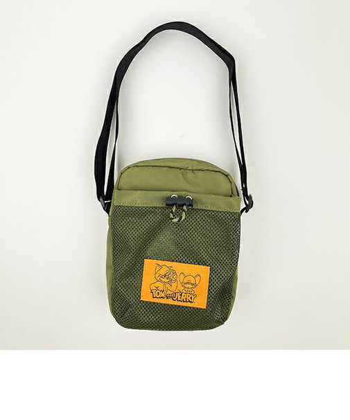 トムとジェリー フーディーショルダーバッグ (カーキ)