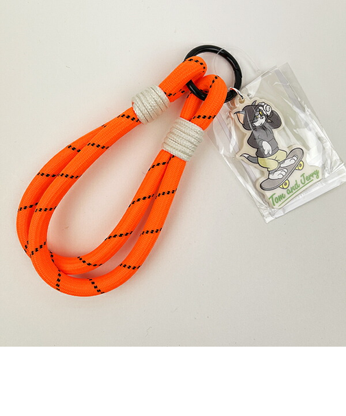 トムとジェリー スケボーモバイルハンドストラップ スマホ (オレンジ)