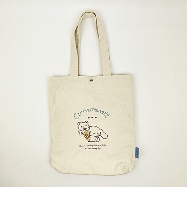 サンリオ シナモロール 帆布トートバッグ シナモン Sanrio