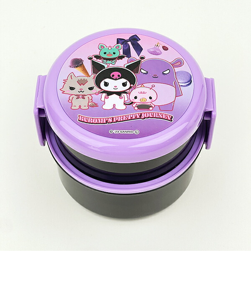 サンリオ クロミ 抗菌丸型ランチボックス2段 ランチ  日本製 Sanrio