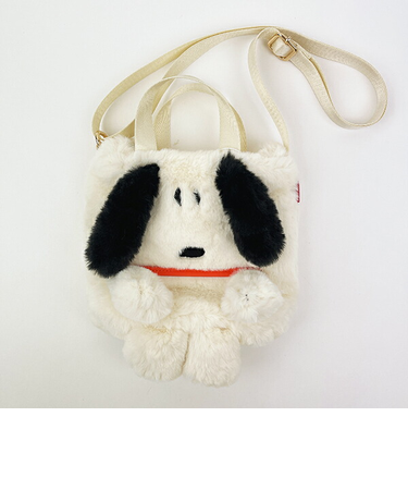 スヌーピー クリプティッド 2WAY ショルダーミニトートバッグ アイボリー  SNOOPY